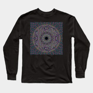 Psychedelic Trippy Acid LSD Art Long Sleeve T-Shirt